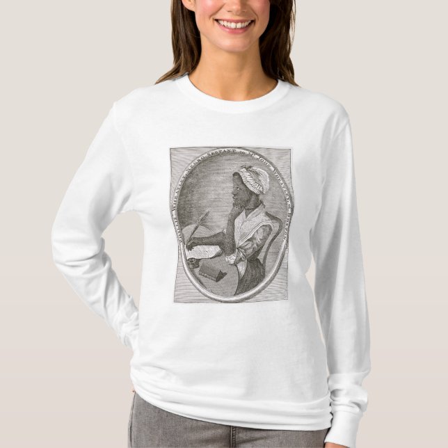 T-shirt Retrato de Phillis Wheatley (Frente)