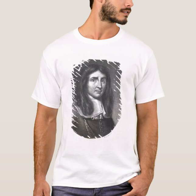 T-shirt Retrato de Richard Cromwell (Frente)