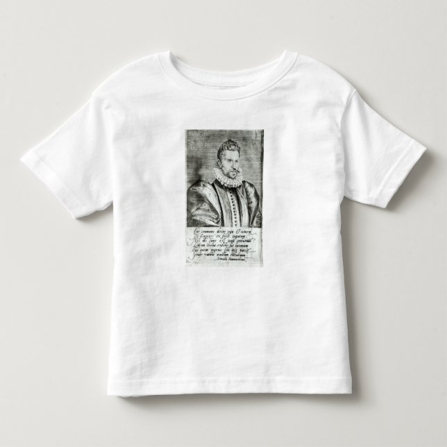 T-shirt Retrato de Robert Garnier (Frente)