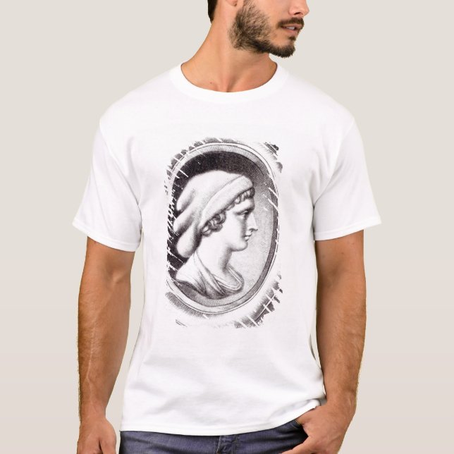 T-shirt Retrato de Sappho (Frente)