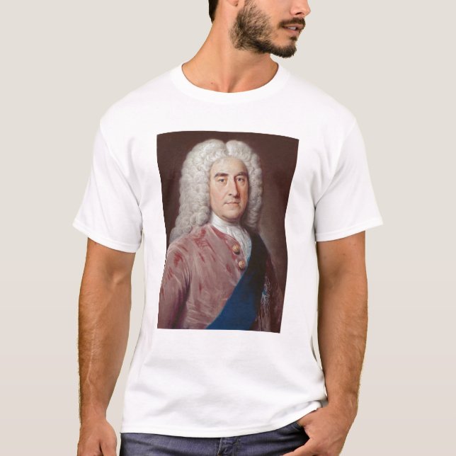 T-shirt Retrato de Thomas Pelham Holles (Frente)
