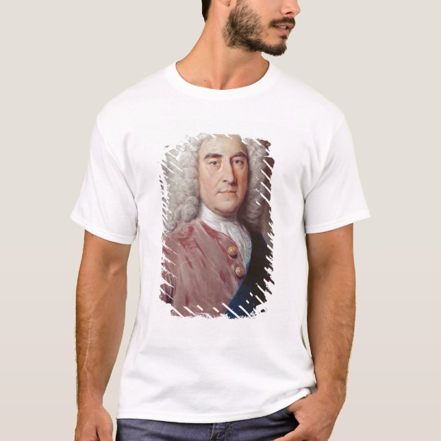 T-shirt Retrato de Thomas Pelham Holles (Frente)