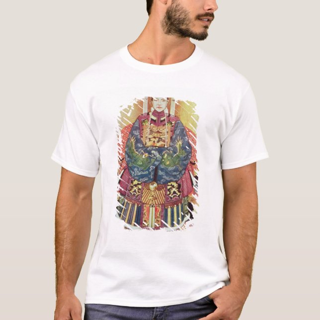 T-shirt Retrato de Tzu seu, Dowager de imperatriz (Frente)
