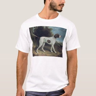 T-shirt Retrato de um fígado e de um ponteiro branco