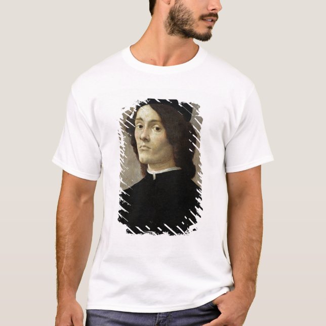 T-shirt Retrato de um homem (Frente)