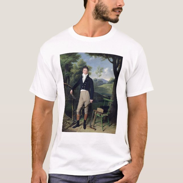 T-shirt Retrato de um homem 3 (Frente)