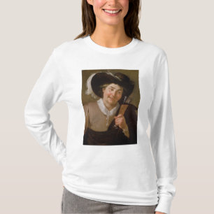 T-shirt Retrato de um homem que guardara um vidro de vinho