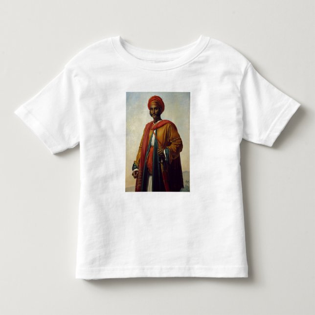 T-shirt Retrato de um indiano (Frente)