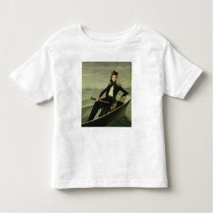 T-shirt Retrato de um oficial naval dinamarquês novo, 1841