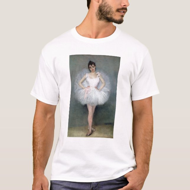 T-shirt Retrato de uma bailarina nova (Frente)
