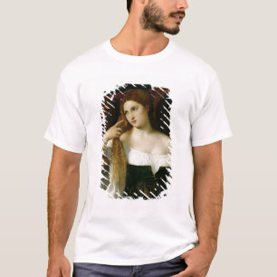 T-shirt Retrato de uma mulher em seu toalete, 1512-15