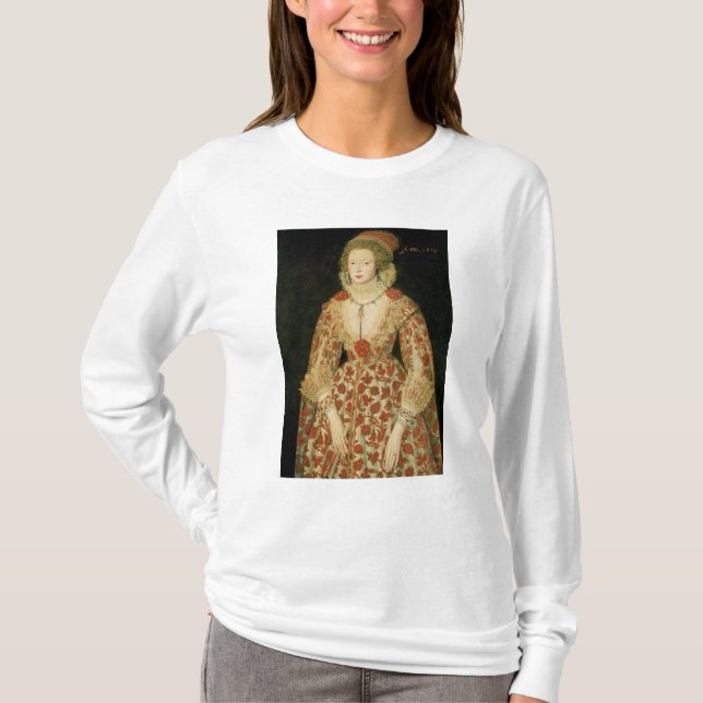 T-shirt Retrato de uma senhora, 1619 (Frente)