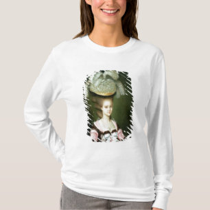 T-shirt Retrato de uma senhora em um chapéu
