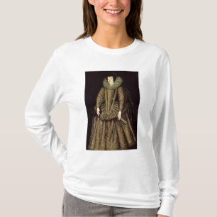 T-shirt Retrato de uma senhora no vestido Isabelino
