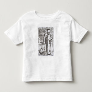 T-shirt Retrato de William Postel (1510-81), de seu 'De