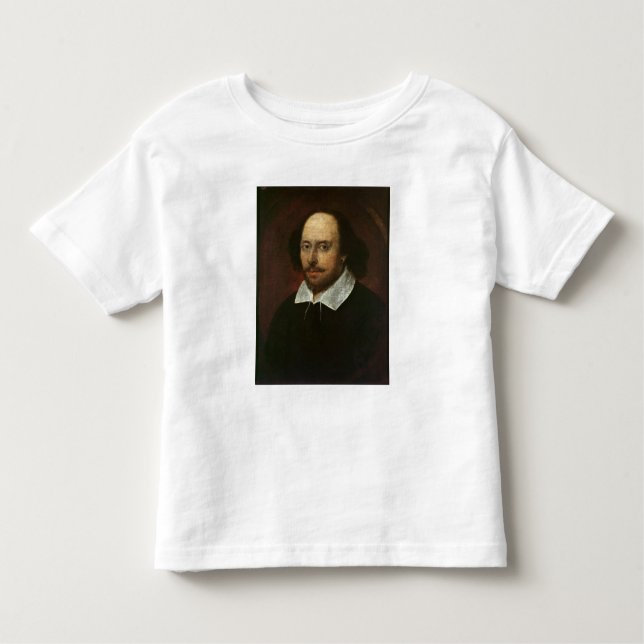 T-shirt Retrato de William Shakespeare c.1610 (Frente)