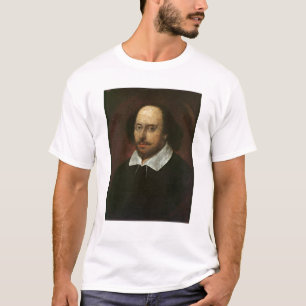 T-shirt Retrato de William Shakespeare c.1610