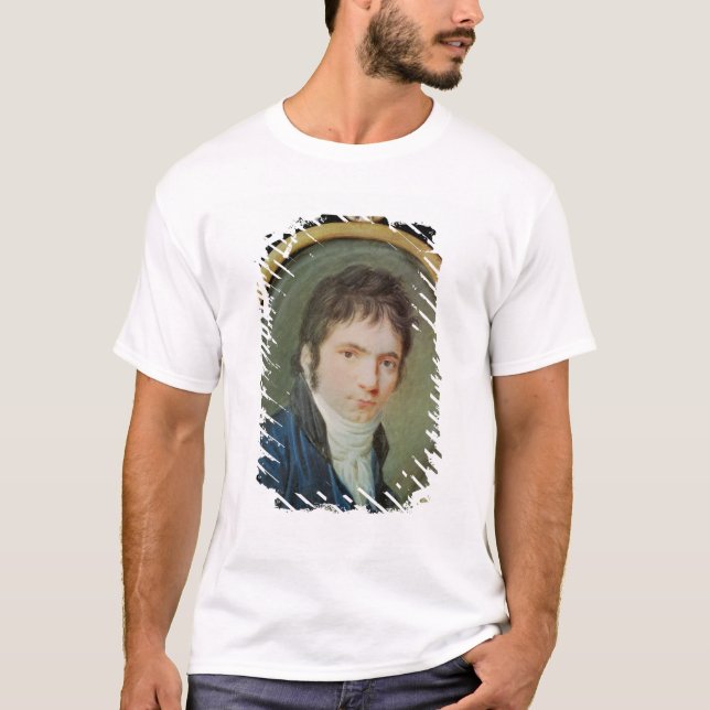T-shirt Retrato diminuto de Ludwig van Beethoven, 1802 (Frente)