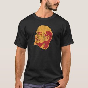 T-shirt retrato do cccp de Vladimir Lenin
