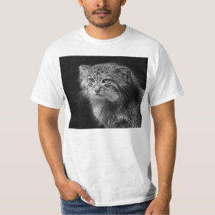 T-shirt Retrato do gato de Pallas