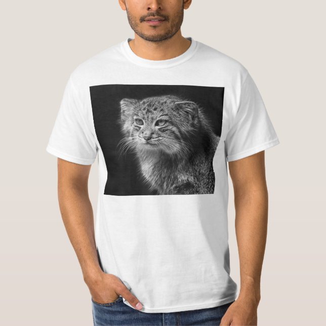 T-shirt Retrato do gato de Pallas (Frente)