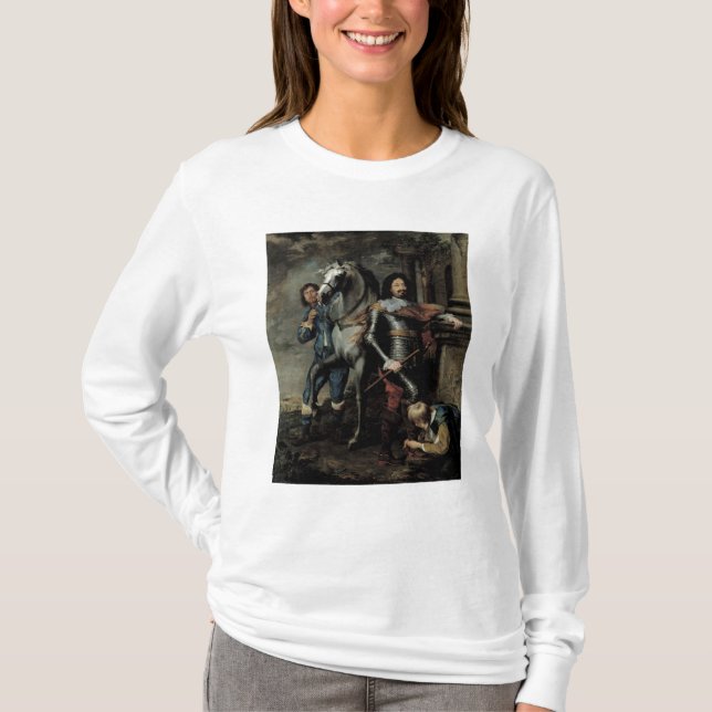 T-shirt Retrato do general Ottavio Piccolomini (Frente)