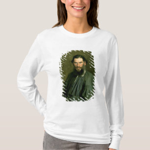 T-shirt Retrato do lev Nikolaevich Tolstoy 1873 da