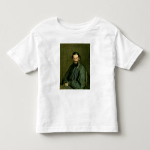 T-shirt Retrato do lev Nikolaevich Tolstoy 1873 da