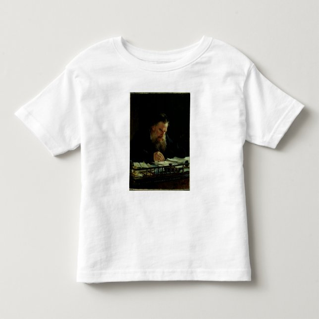 T-shirt Retrato do lev Tolstoy (Frente)