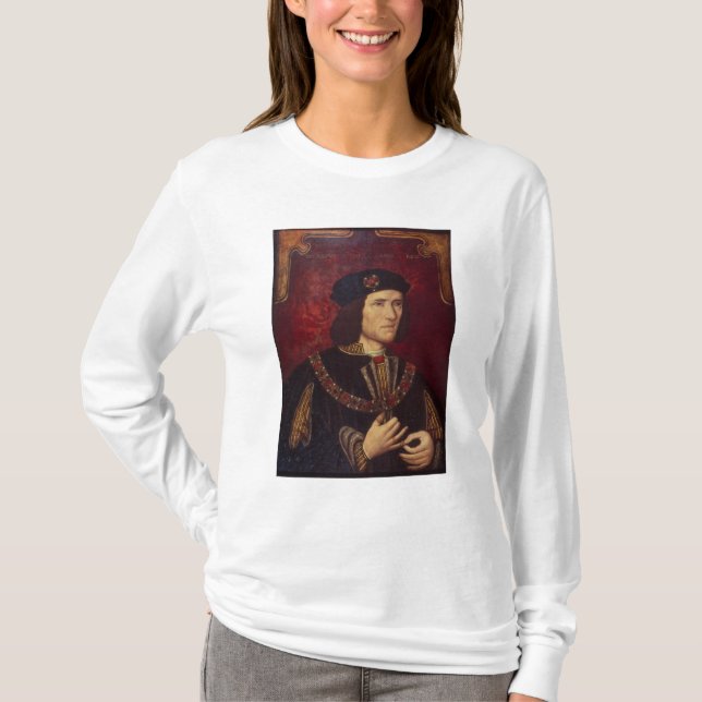T-shirt Retrato do rei Richard III (Frente)