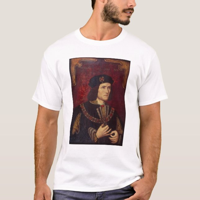 T-shirt Retrato do rei Richard III (Frente)
