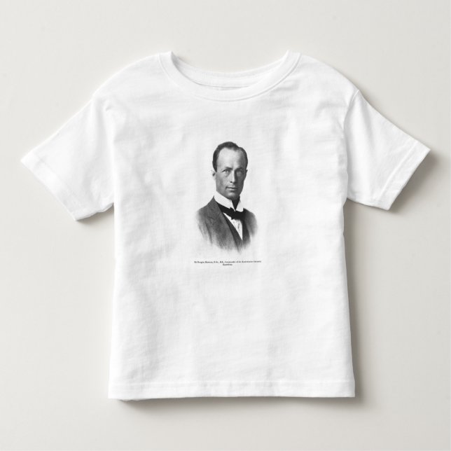 T-shirt Retrato do senhor Douglas Mawson (Frente)