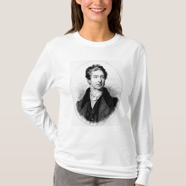 T-shirt Retrato do senhor Robert Peel (Frente)