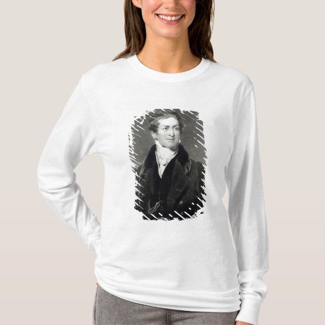 T-shirt Retrato do senhor Robert Peel (Frente)