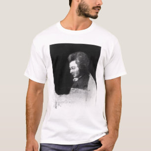 T-shirt Retrato inacabado de Wolfgang Amadeus Mozart