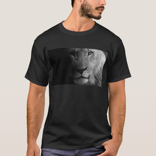 T-shirt Retrato Leitão de Liderança Motivacional em Branco (Frente)