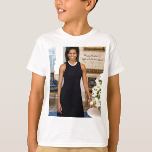T-shirt Retrato Oficial da Primeira Dama Michelle Obama