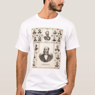 T-shirt Retratos do caçador de Robert, nuvem de Aaron G