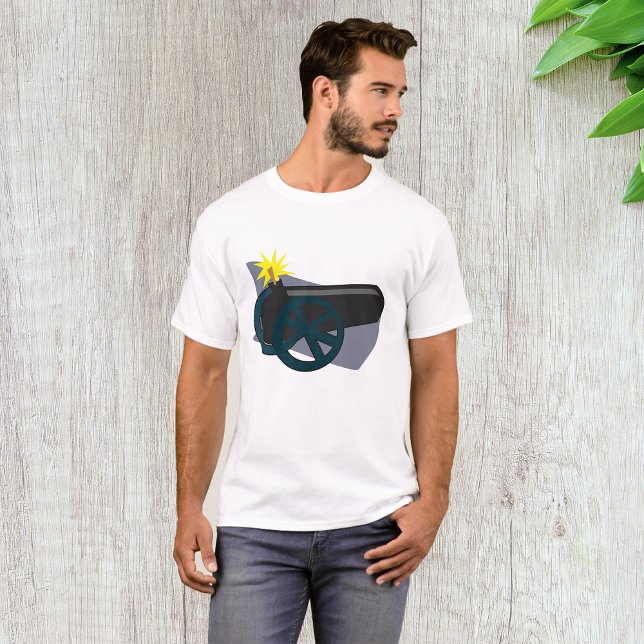T-Shirt Retro Cannon Mens (Criador carregado)