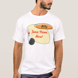 T-shirt retro da boliche