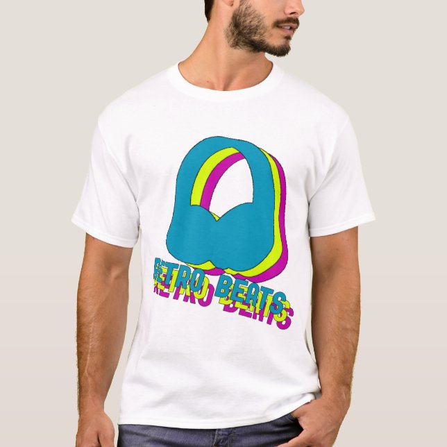 T-shirt retro das batidas (Frente)