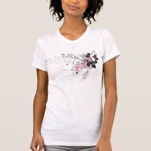 T-shirt retro das flores