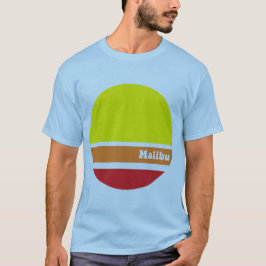 T-shirt retro de Malibu