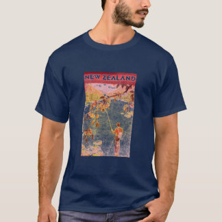 T-shirt retro de Nova Zelândia