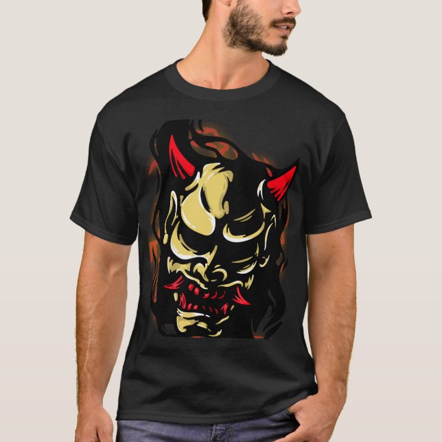 T-Shirt Retro Devil Head (Frente)