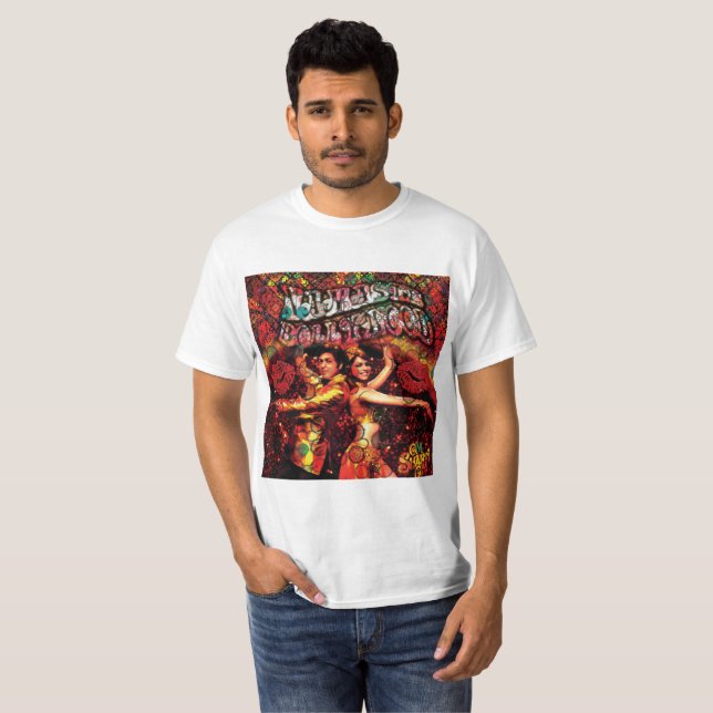 T-SHIRT RETRO DO ESTILO DE BOLLYWOOD (Frente Completa)