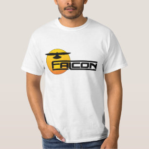 T-shirt retro do falcão