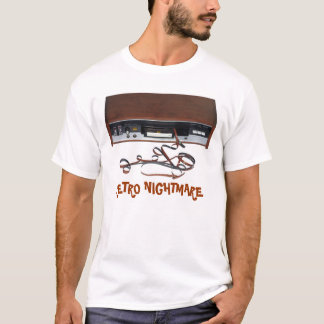 T-shirt retro do pesadelo