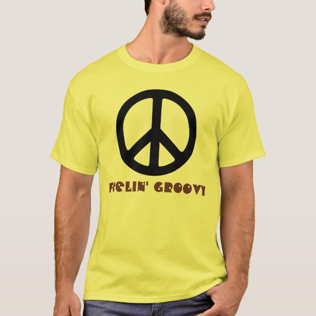 T-shirt retro Groovy de Feelin (Frente)