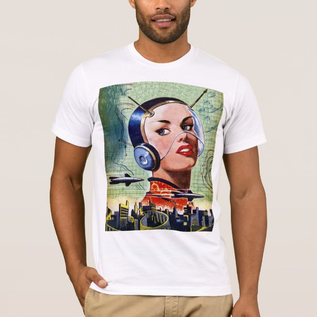 T-Shirt Retro Science Ficting (Frente)